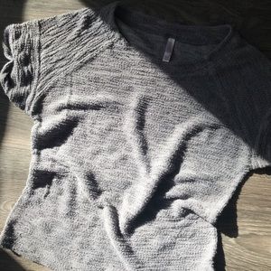 Grey Textured Top